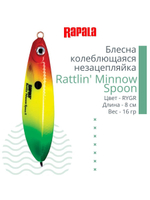 Блесна колебалка Rattlin' Minnow Spoon /PEL