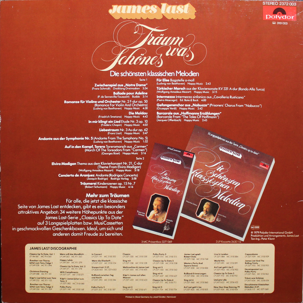 James Last / Traum Was Schones (LP)