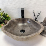 Раковина из речного камня RS-63454 (49*43*15) 0122