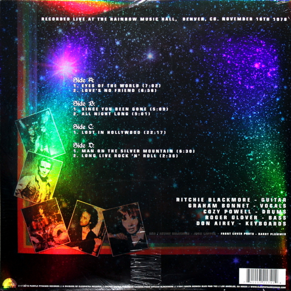 Rainbow / Denver 1979 - Down To Earth Tour (Coloured Vinyl)(2LP)