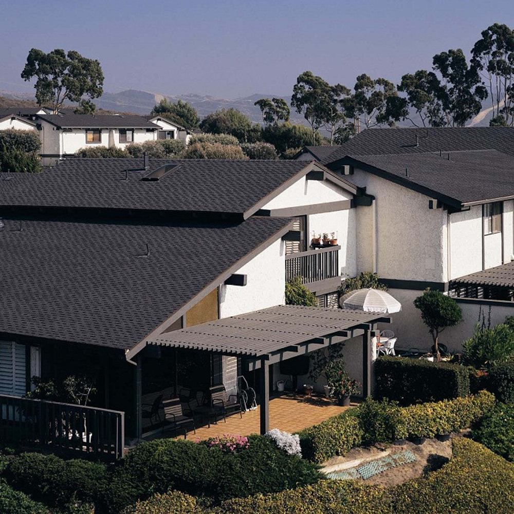 Черепица гибкая CertainTeed Presidential Shake Charcoal Black