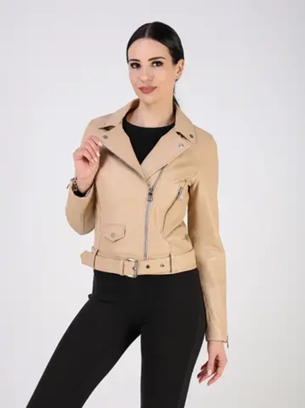 Кожаная куртка демисезонная косуха