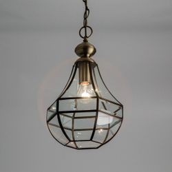 Citilux Гера-1 CL444110 Подвесной светильник витражный Бронза