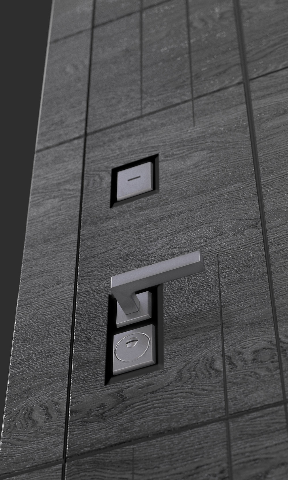 Дверь Входная Бункер BN-09 02 Сандал белый, стекло черное