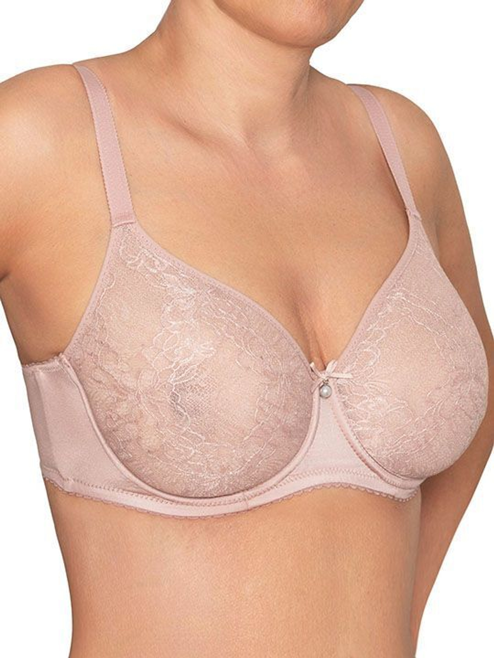 Бюстгальтер с мягкой формованной чашкой на каркасах Elegant (Размер: 85F) (Цвет: грязно-розовый)