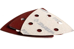 Треугольник шлифовальный универсальный 5 шт. (93х93х93 мм; Р320) "МАСТЕР" Зубр 35583-320