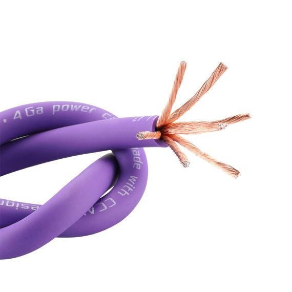 Кабель автосил. DL Audio Barracuda 4 Ga Purple