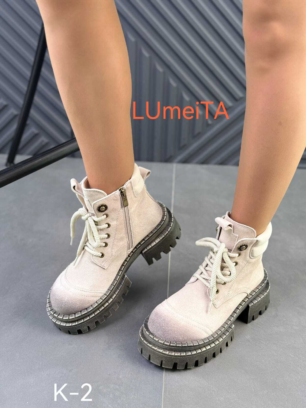 Ботинки нат. кожа по 6 пар (36-40)р./ K-2