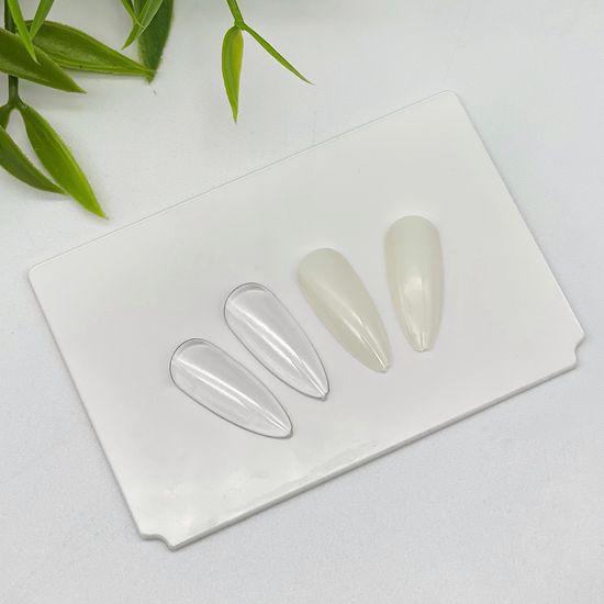 Типсы для демонстрации отрывные "Миндаль" 20 мм прозрачные