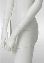 Женский абстрактный манекен Nika 5/Белый матовый