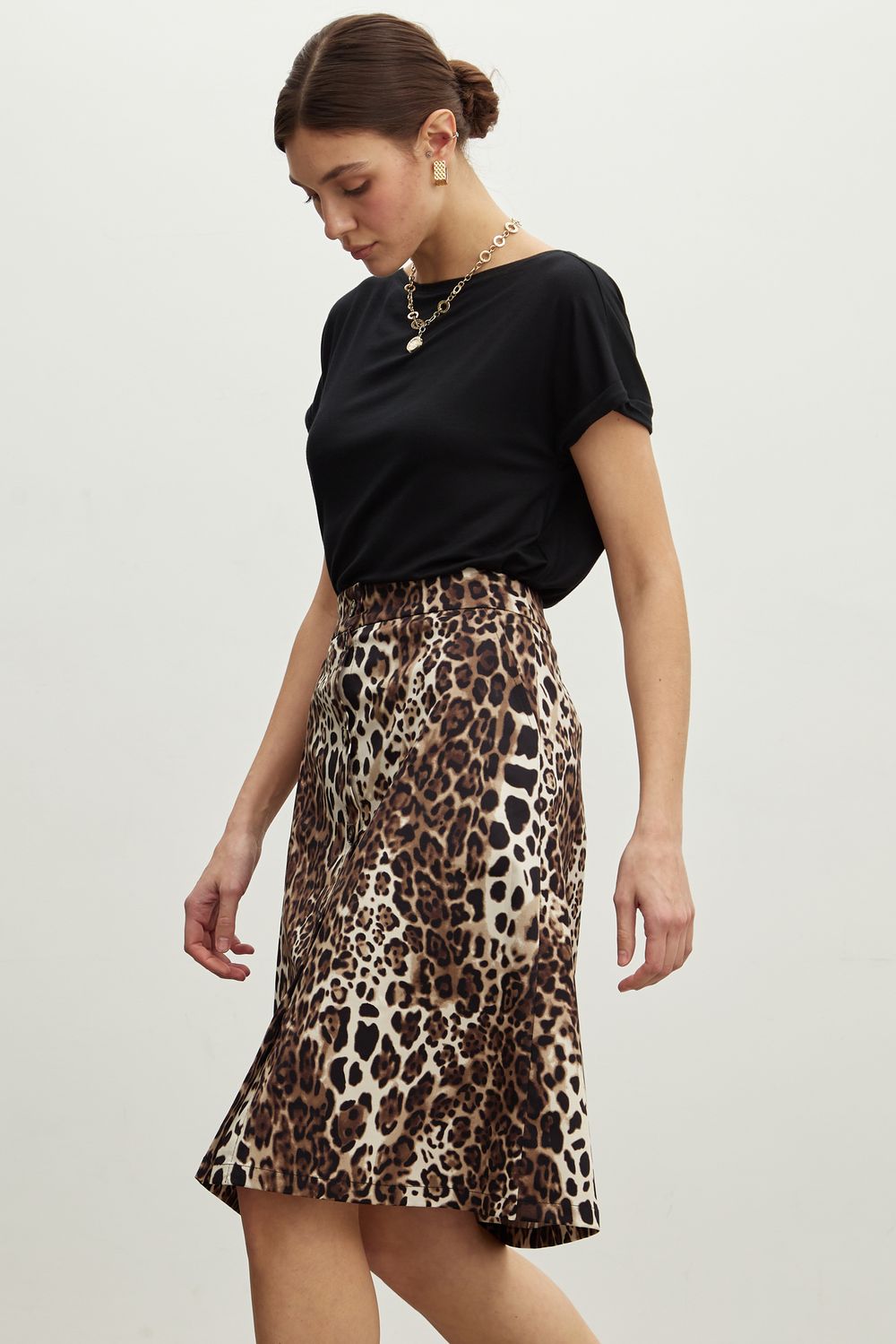 Топ лодочка черная