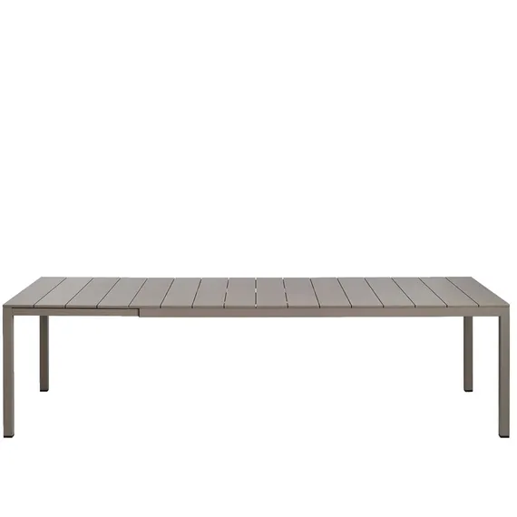 Стол металлический раздвижной Rio Alu, 210-280х100 см, тортора