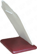 Бюст плоский/4 прорези на плечиках/квадратное основание/ф.№5 (резинка)