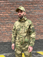 Тактический костюм горка с наколенниками и налокотниками мох