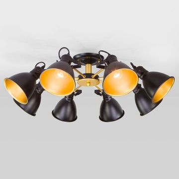 70112/8 / потолочный светильник / черный