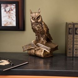 Статуэтка Ученый Филин Бронза