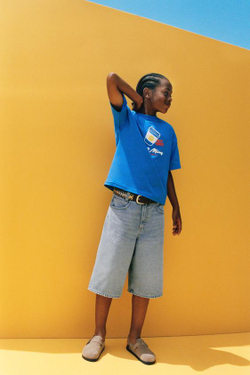 ZARA ФУТБОЛКА SMILEYWORLD®, СИНИЙ