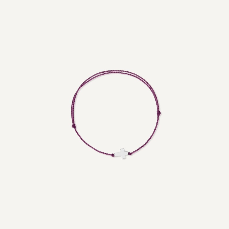 Браслет Сплетенный – Фиолетовый