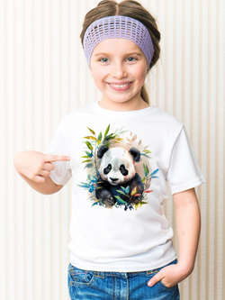 Футболка детская яркий принт собаки щенок бигль красочный