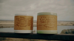 Кружка большая фарфоровая без ручки с цитатами С.А. Есенина на бересте.