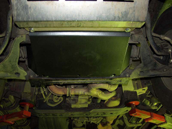 Защита картера и КПП Sheriff для Mitsubishi Pajero III 1999-2006 арт.14.0424