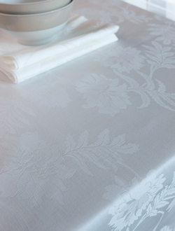 Скатерть 150х180 и 6 салфеток Vallesusa Arles 14463 белые