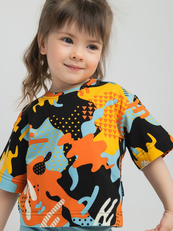 Футболка оверсайз укороченная 