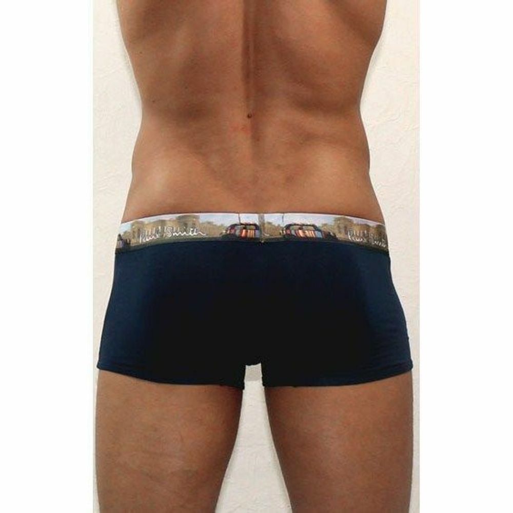 Мужские трусы боксеры темно-синие Paul Smith navy