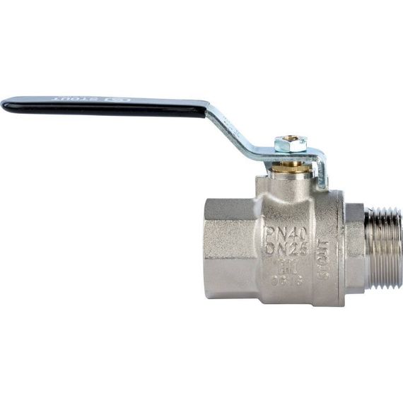 Кран шаровый STOUT Н-В 1&quot; рычаг полнопроходной 26346