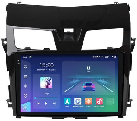 Магнитола для Nissan Teana 2014-2016 (L33) - Parafar PF971LUX1U2K на Android 13, QLED+2K, ТОП процессор, 8Гб+128Гб, CarPlay, 4G SIM-слот