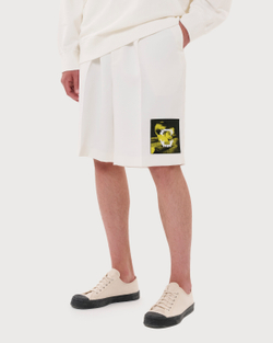 UNDERCOVER ШОРТЫ БЕЛЫЕ С НАШИВКАМИ