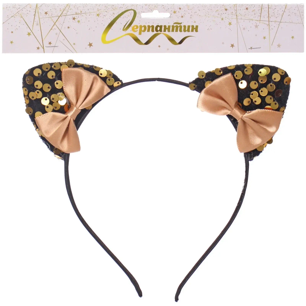 Ободок карнавальный «Милые бантики», микс