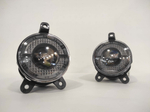 M75 BI, - Белый / ПТФ (M75, белый) линзы Bi-LED (Газель, LADA Приора 1 и 2, Шевроле Нива), светодиодные противотуманные фары (2 шт. / комплект)