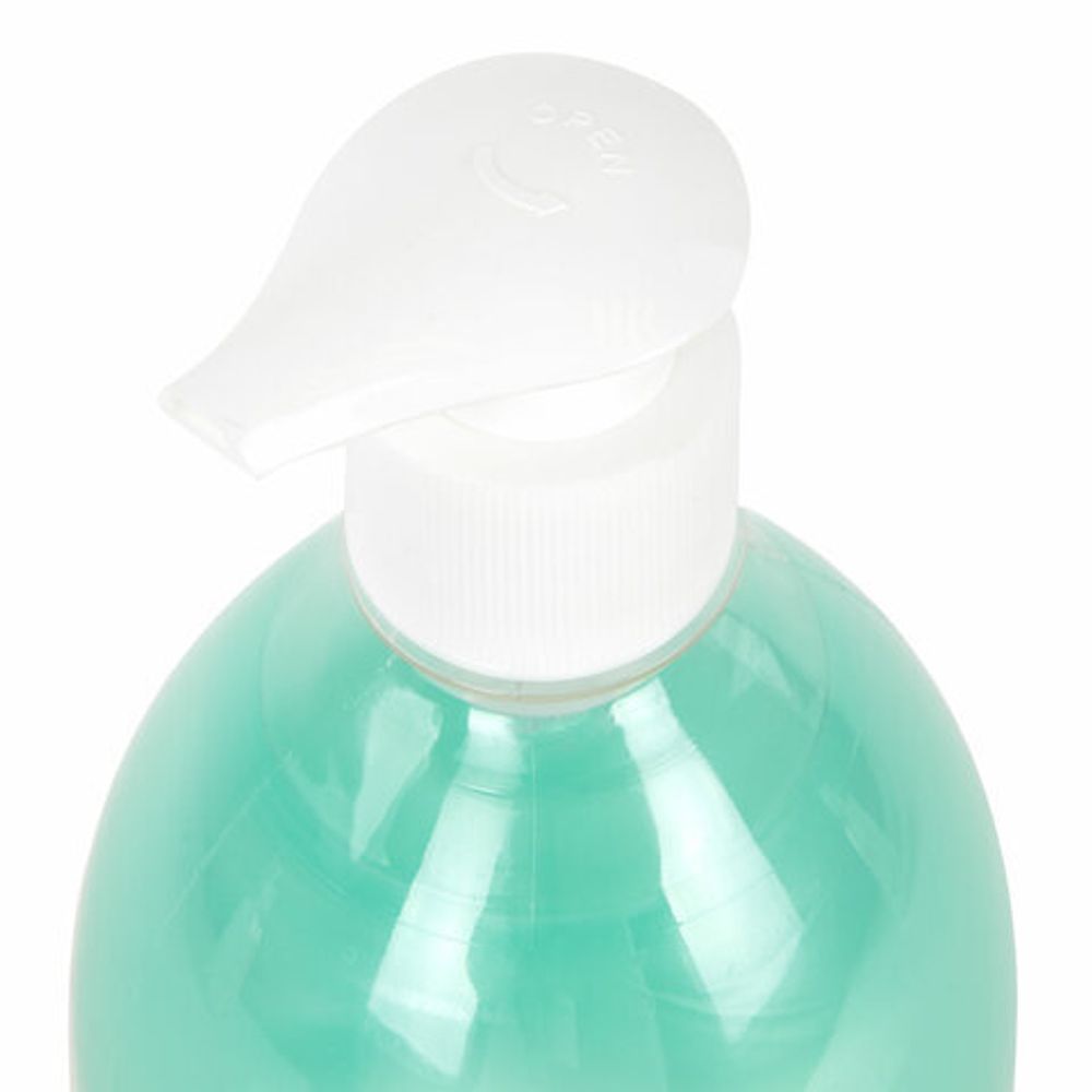 Мыло-крем жидкое с антибактериальным эффектом 1 л ЗОЛОТОЙ ИДЕАЛ "Холодная мята", дозатор, 608285