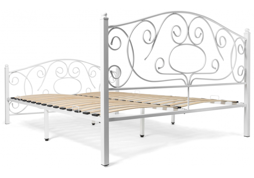 Полутораспальная кровать Викси 140х200 белая