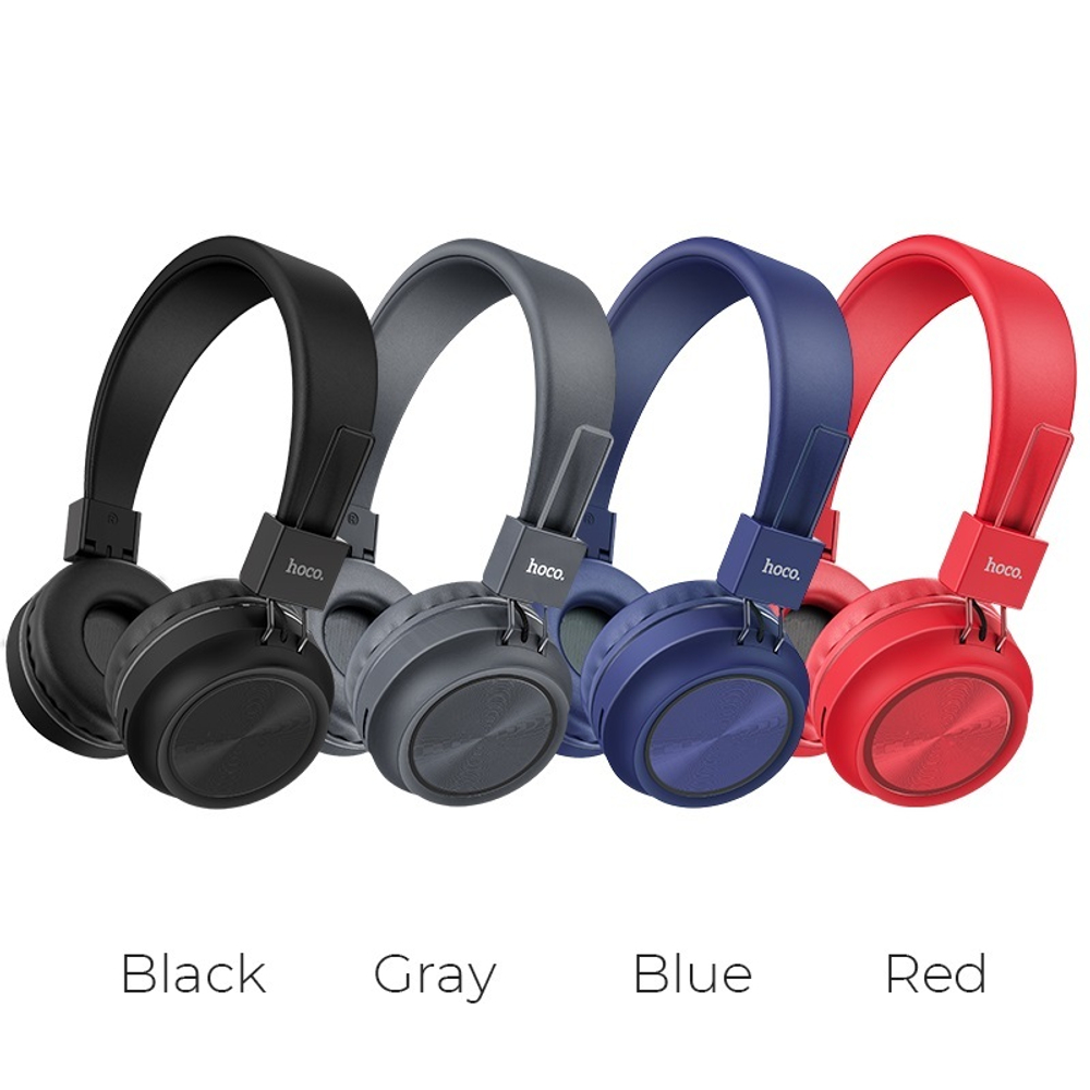 Полноразмерные Bluetooth наушники HOCO W25 (темно-синий)