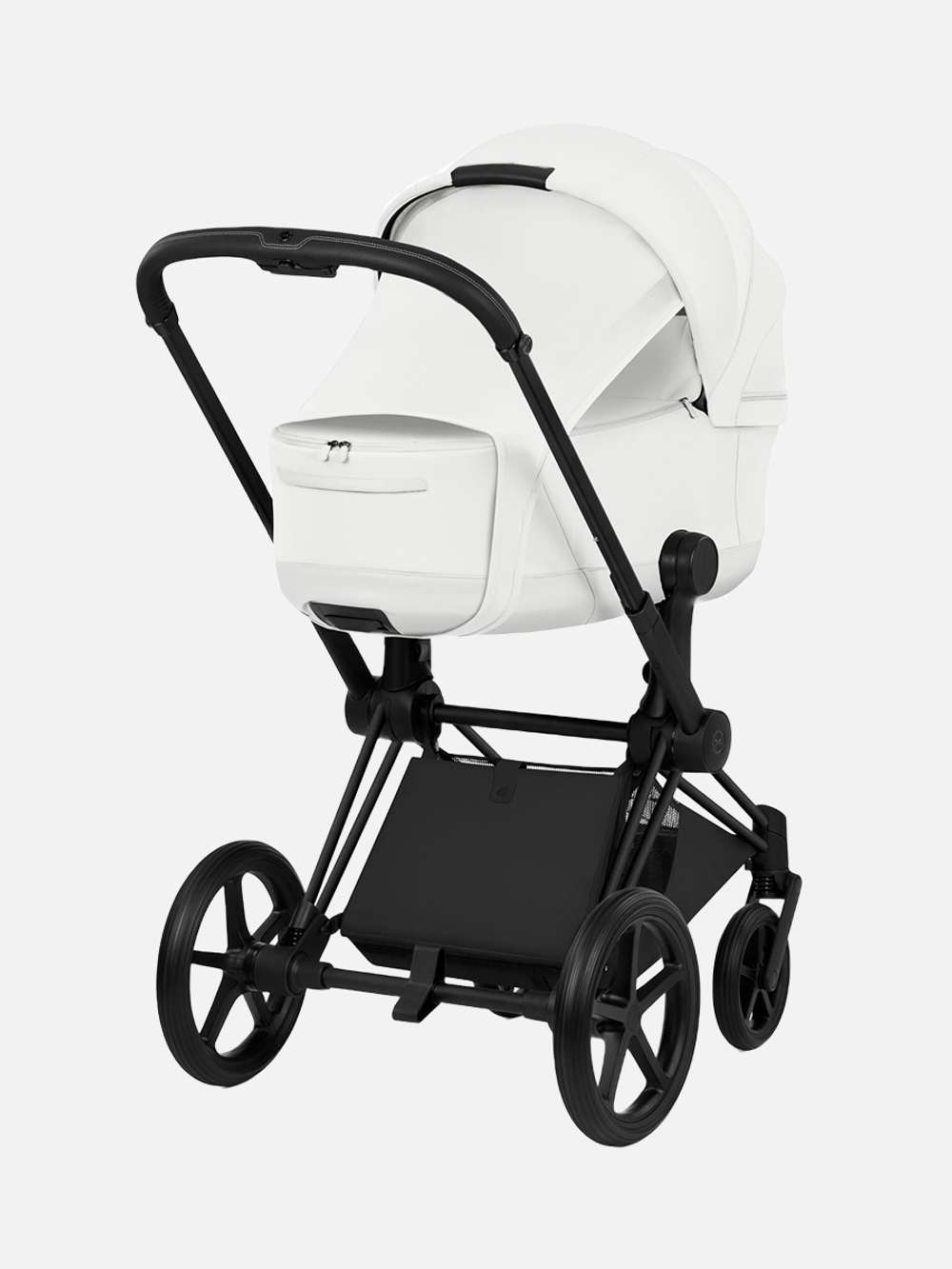 Cybex Priam 5 Style, в цвете Off White (шасси Matt Black) + автокресло Cybex Cloud T Plus