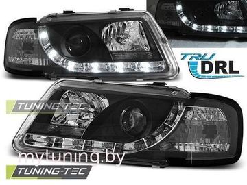 Передние фары tru drl black для Audi A3 8L