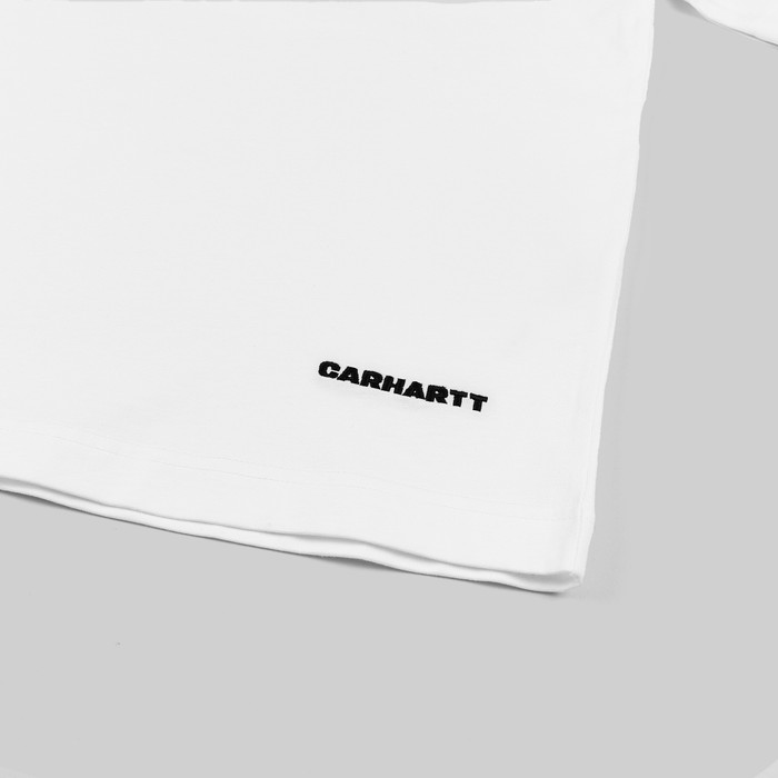 Футболка мужская Carhartt WIP Link Script артикул:I031373_white - купить в магазине Дайс