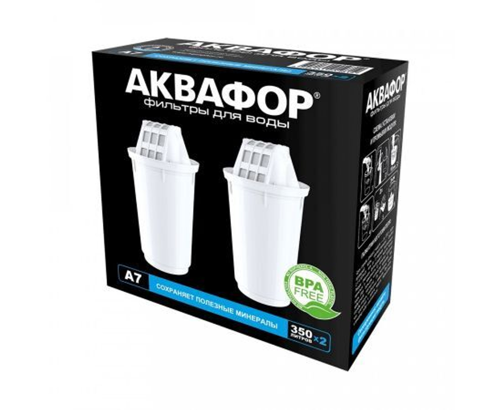 Сменная кассета к кувшинам АКВАФОР A7, 2 шт/уп