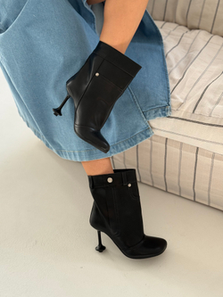 Ботильоны из натуральной кожи