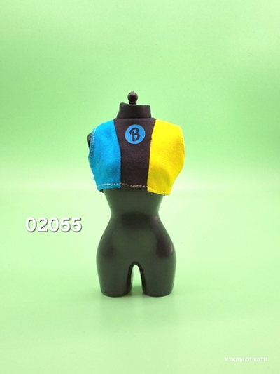 Одежда для куклы Барби винтаж футболка 02055