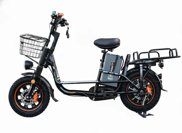 Электровелосипед WENBOX W33 1200W (60V/30Ah) без амортизаторов, маленький дисплей фото №2