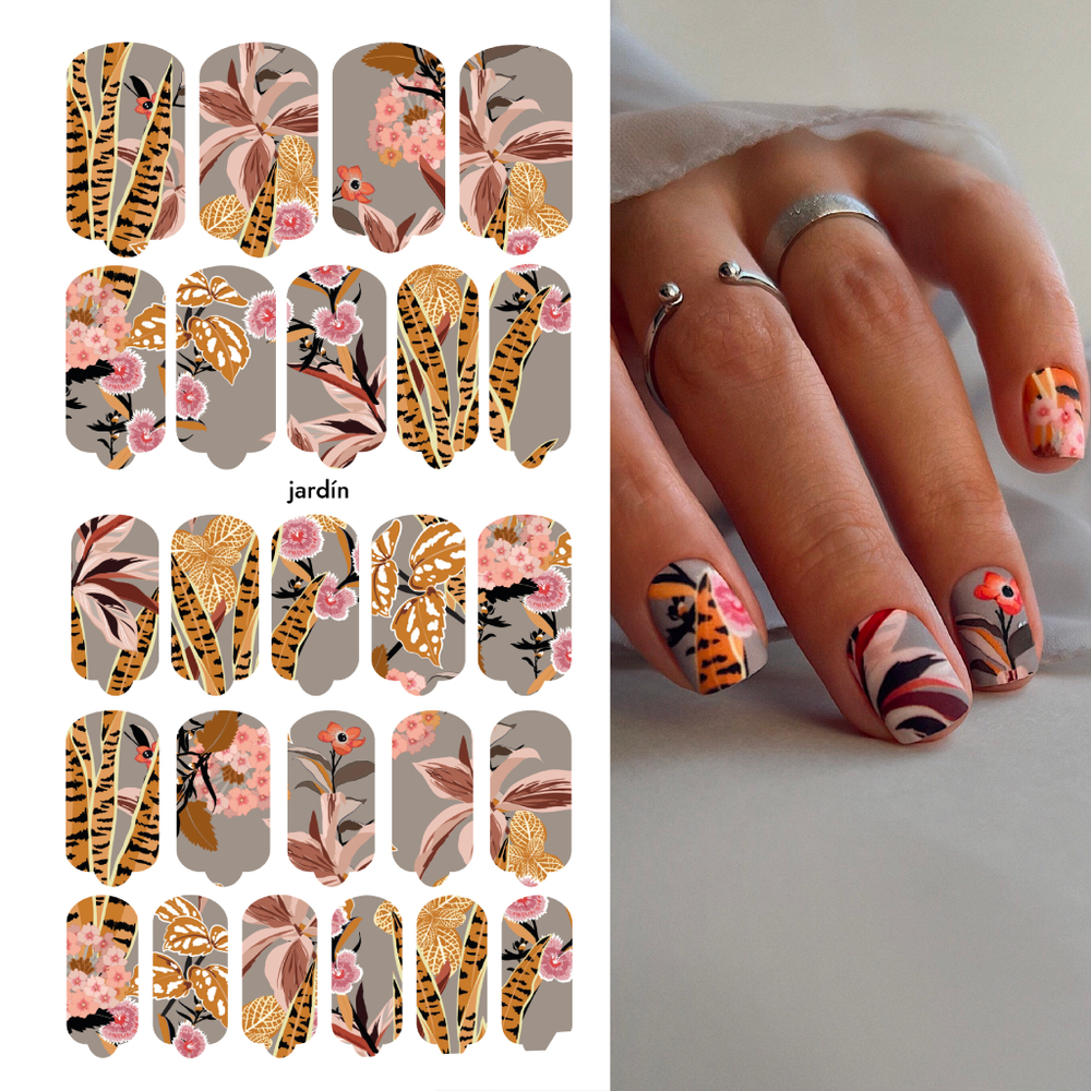 Плёнки для маникюра by provocative nails jardin