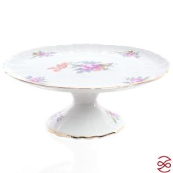 Тарелка для торта на ножке Bernadotte Полевой цветок 32 см