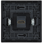 FORTE&PIANO Розетка HDMI FP840M металл серый сланец IEK