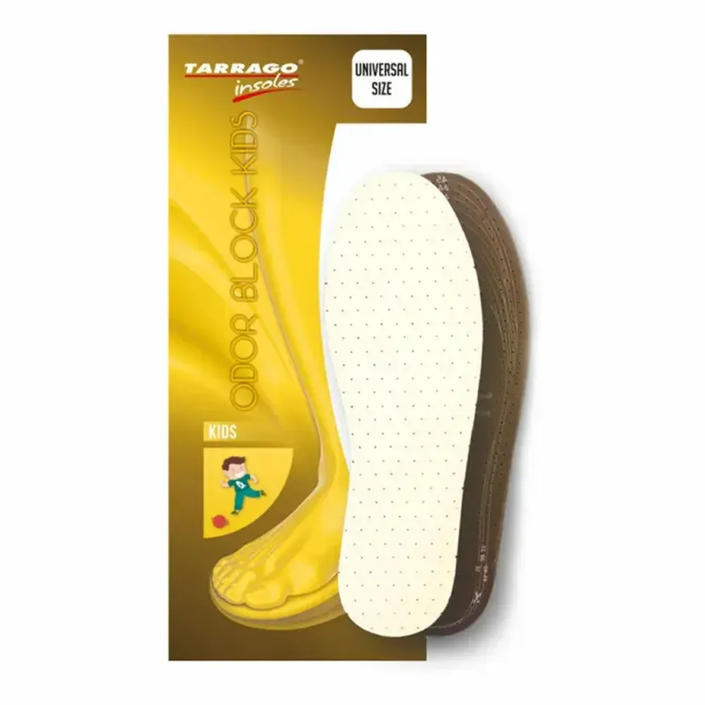 Стельки Tarrago детские, латексные с активированным углем, KIDS ODOR BLOCK
