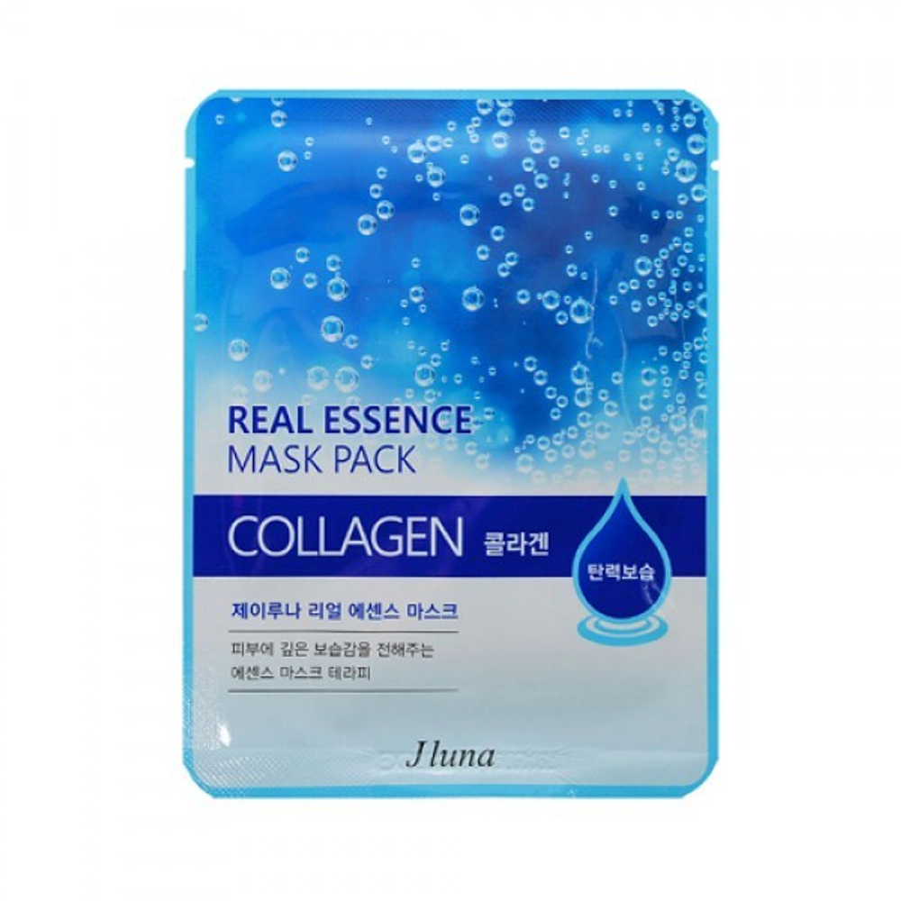 Тканевая маска с коллагеном JLUNA Real Essence Mask Pack Collagen