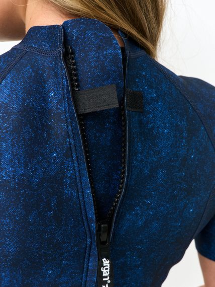 Короткий женский гидрокостюм Sargan Sport 1012/MBL 2 мм синий микс