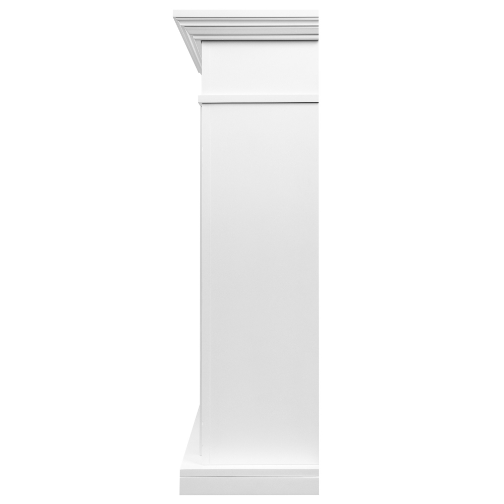 Каминокомплект: Очаг Electrolux EFP/P-2520LS N, портал Miami 25 белый, серый